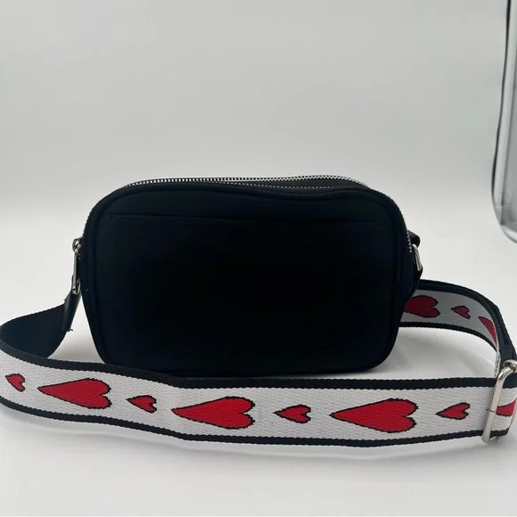 Brighton Love Black Crossbody Bag with Heart Strap - Picture 5 of 5